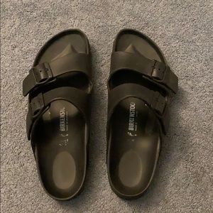 Black Rubber Sandals
